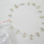 freshwater genuine pearl silver necklace,00399XM