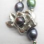 multicolor freshwater pearl necklace for sweater and winter,00484XM