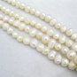 7-8mm freshwater ringed pearl  strand,38cm strand&iuml;&frac14;�01002XC