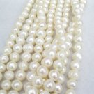 9-10mm ringed real pearl  loose strand in wholesale,01004XC