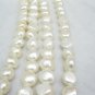 10-11mm irregular  freshwater nugget pearl loose strand in whosale,14.5inch long,01011XL