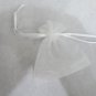 10 pcs white Organza Drawstring Bags for jewelry,01016BS