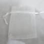 10 pcs white Organza Drawstring Bags for jewelry,01016BS