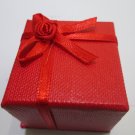 red bow tie paper jewelry box for pearl ring,01024BJ