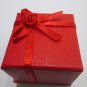 red bow tie paper jewelry box for pearl ring,01024BJ