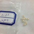 1 pcs 3-4mm AAA  frehswater round  Pearl beads，Loose Half Drilled or Undrilled ,01048KY