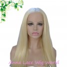 free shipping synthetic blond lace front wig for women
