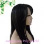 2017 Synthetic Dark Brown long Band Mono Top wig