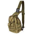 Sling Single Shoulder Bag Backpack - Khaki