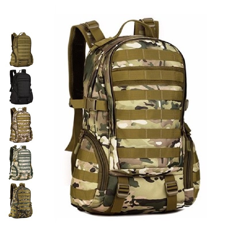 Tactical Outdoor Backpack 35L Waterproof Travel Bag - CP Camouflage