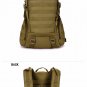 Tactical Outdoor Backpack 35L Waterproof Travel Bag - Desert Digital