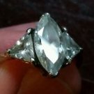 $199 RETAIL Sterling Silver Lind Designer CZ Engagement Ring For Women Size 8