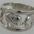 Sterling Silver Thai Elephant Ring size 6 5