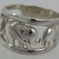Sterling Silver Thai Elephant Ring size 6 5