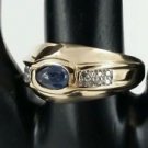 $983 14k Gold Diamond solitaire Ring For Women Size 7