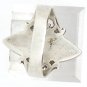 Vintage Sterling Silver Solitaire Statement Ring Size 10 w 7 Carat Pink Stone