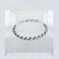 925 Sterling Silver Rope Ring Size 4 Made In Mexico