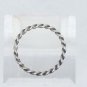 925 Sterling Silver Rope Ring Size 4 Made In Mexico