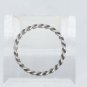 925 Sterling Silver Rope Ring Size 4 Made In Mexico