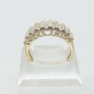 10k Yellow Gold Diamond Ring Size 7 for Mom Mother