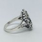 925 Sterling Silver Initial Signet Ring Letter A Size 6.5