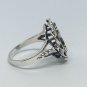 925 Sterling Silver Initial Signet Ring Letter A Size 6.5