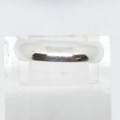 925 Sterling Silver Plain Wedding Band Ring Size 6