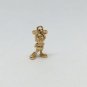 14k yellow gold mickey mouse 3d pendant Very cute 20 mm tall