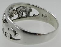 Vintage SS Sterling Silver Ring Thai Made in Thailand Size 10