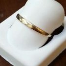 $92 10k Yellow Gold wedding band ring size 6.5
