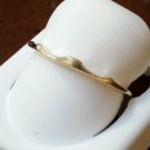 $184 14k yellow gold fancy wedding band ring size 7