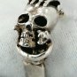 vintage heavy sterling silver ring size 12 Harry potter dark mark jewelry