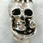 vintage heavy sterling silver ring size 12 Harry potter dark mark jewelry