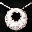 Judith Ripka Vintage 925 Sterling Silver Pendant Length 1 Inch Wide Beauty