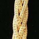 Vintage 25 inch 14 karat gold plated GT chain 7 mm wide