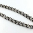 925 Sterling Silver Rolo Chain Link Bracelet 7 Inches Long