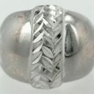 925 Sterling Silver Filigreed Cocktail Ring Size 7 Made In Thailand