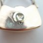 14k Multi Tone Gold Diamond Purse Pendant 0.03 TCW