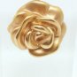 14k Solid Gold Puffed Rose Flower Charm