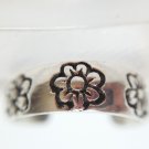 925 Sterling Silver Flower Toe Ring
