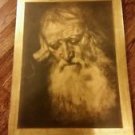 RARE Vintage Antique 1585 titan print on wood