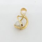 14k Yellow Gold Pearl Pendant