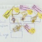 14k yellow gold diamond amethyst and citrine charm of children