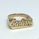 14k Yellow Gold CORLISSA Name Ring Size 6.5