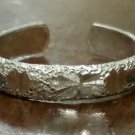Sterling Silver Diamond Cut Toe Ring Size 5 ADJUSTABLE Made in Mexico
