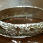 Sterling Silver Diamond Cut Toe Ring Size 5 ADJUSTABLE Made in Mexico