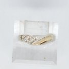 925 Sterling Silver 0.3 Carat Cubic Zirconia Wedding Band Ring Size 7