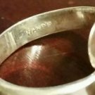 Vintage 925 Sterling Silver Designer Handmade Cocktail Ring Size 8.5