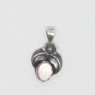 925 Sterling Silver Brand Name Flower Pendant by Myrtle