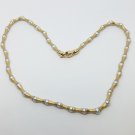 HEAVY 14k Solid Yellow Gold Pearl 16 Inch Necklace Made In Italy by B and M